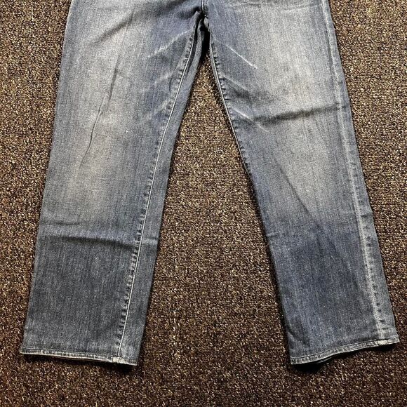 7 For All Mankind Austin Jeans Men’s 33x31 Blue Medium Wash Straight Leg Denim - Picture 4 of 6